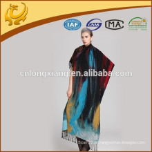 Espanha 2015 Novos cachecóis de seda de estilo à moda por atacado Pashmina Shawl, xale de seda flamenca